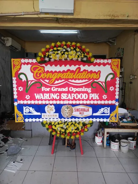 Papan Bunga Ucapan Selamat Cikendung Pulosari